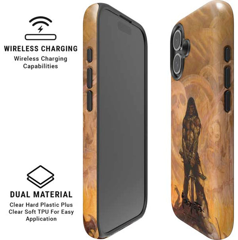 Barbarian by Frazetta iPhone 16 Plus Magsafe Impact Case